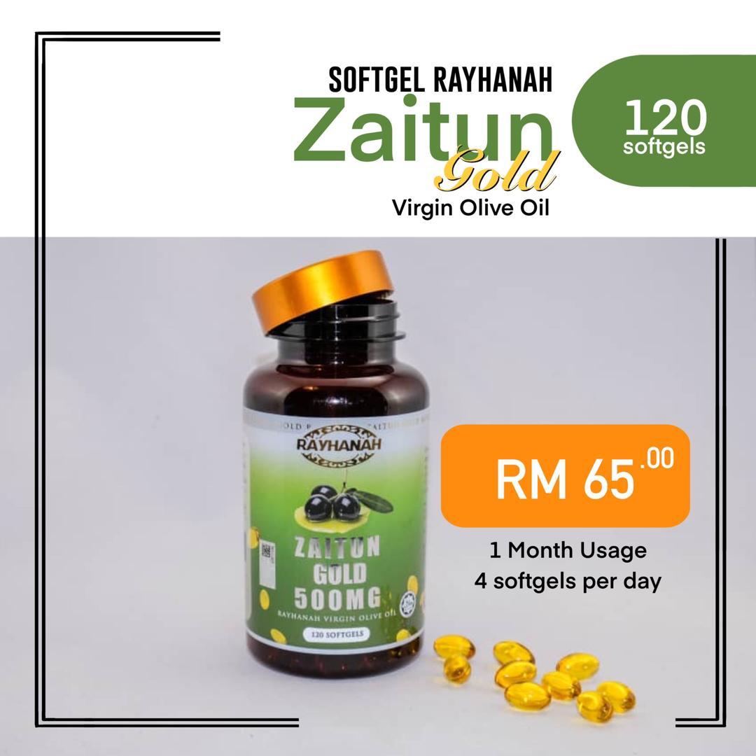 Rayhanah Zaitun 120 Softgels - RM65.00
